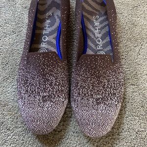 Rothy’s Twilight Metallic Ombré Loafers size 7.5